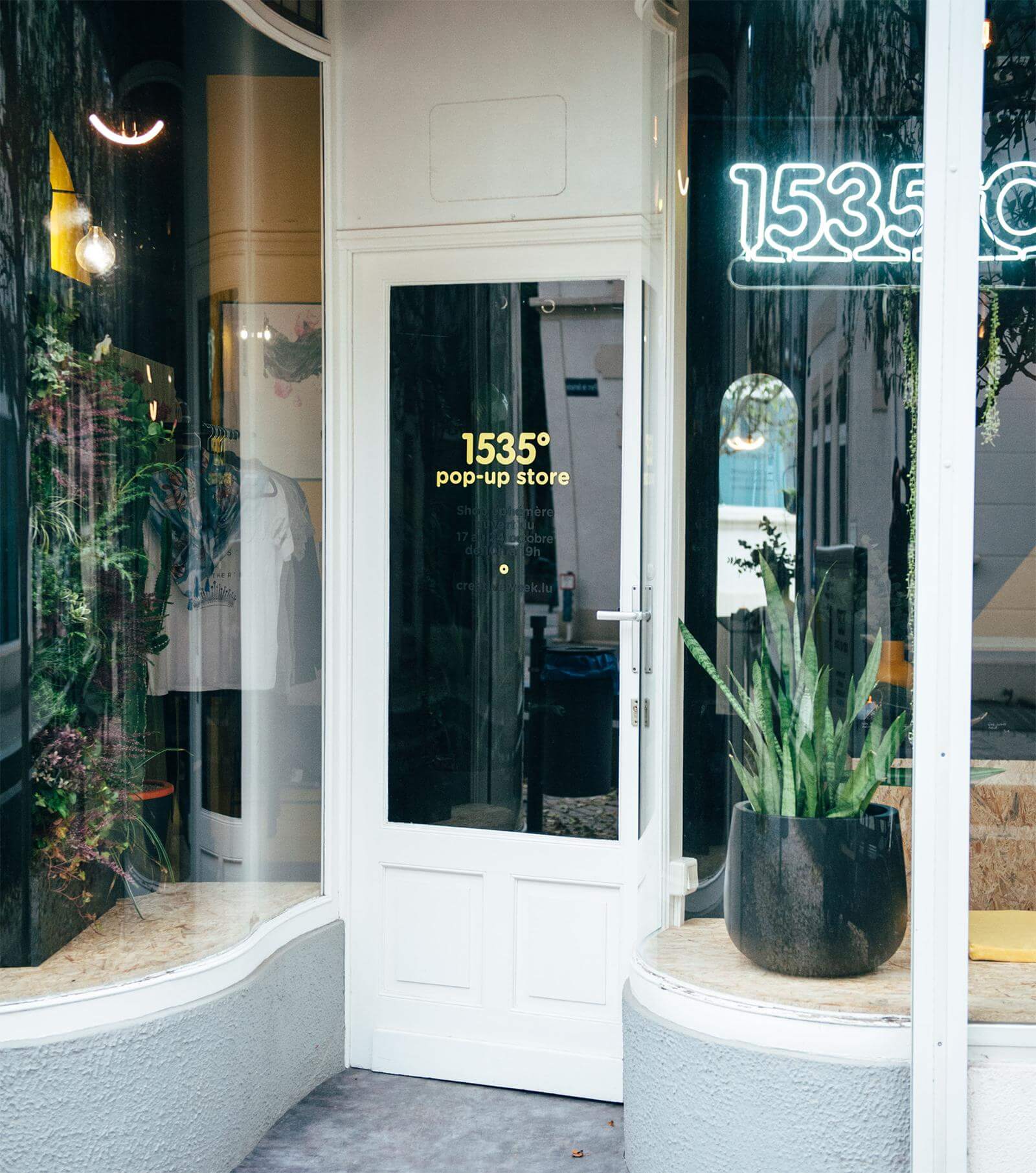 Pop up store vitrine